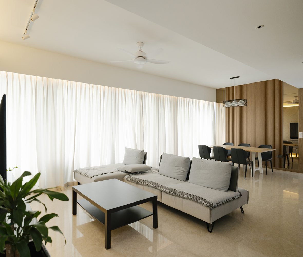 A bright, styled Creo Studio living space